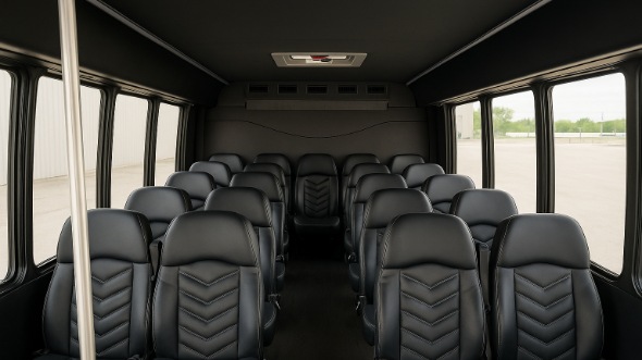 hoffman estates 20 passenger minibus inside