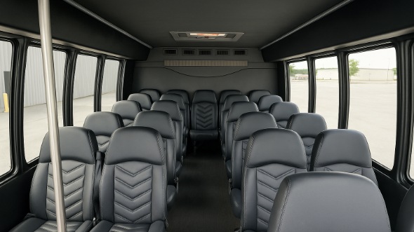 hoffman estates 25 passenger minibus inside